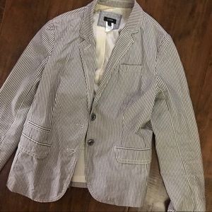 JCrew Striped Blazer